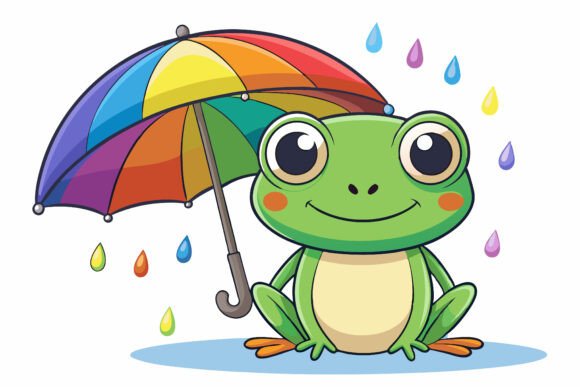 A Frog Holding an Umbrella: More Than Just a Cute Illustration