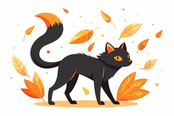 Black Cat: A Versatile AI EPS Illustration Set for Everyday Creators