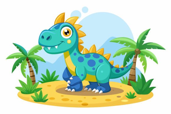 Cartoon Cute Tyrannosaurus Cartoon as a Visual Decision That Works