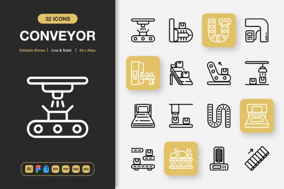 Conveyor Icons: The Minimalist Design System That Transforms Creative Projects