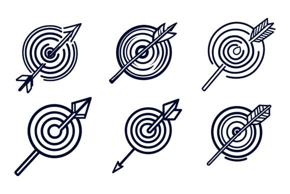Target Icon Set: Precision, Goals, and Visual Focus