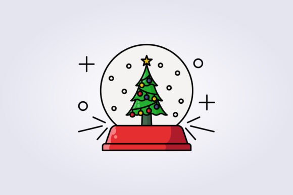 The Art and Utility of Miniature Christmas Tree Icon Vector Design