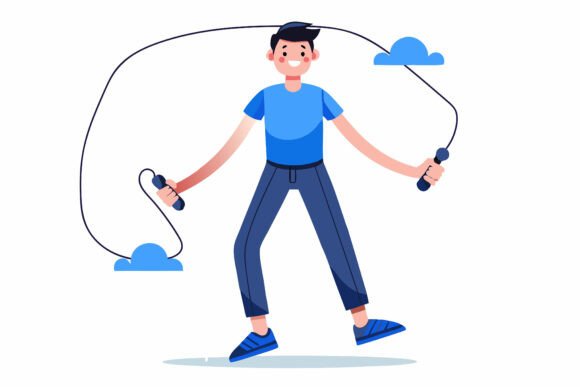 The Art of Movement: Why Jumping on Rope Illustrations Matter in Modern Design
