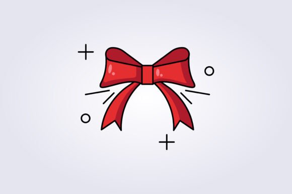 The Practical Value of a Red Ribbon Bow Icon Vector Illustration in Modern Design Workflows