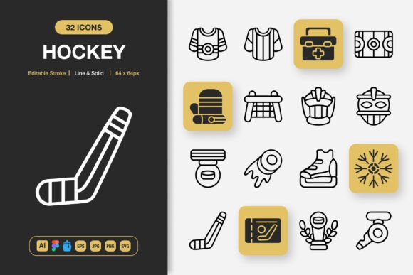 The Quiet Power of Hockey Outline Icons in Modern Visual Communication