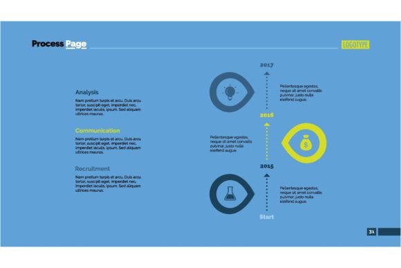Timeline Infographic Chart Slide Template